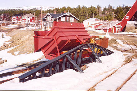 Granby-vogn ved tippebukk, Folldal gruver