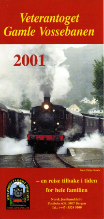 Rutetabell 2001
