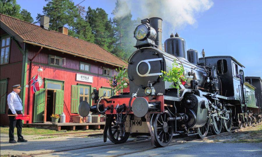 Damplok 225 på Kløftefoss
