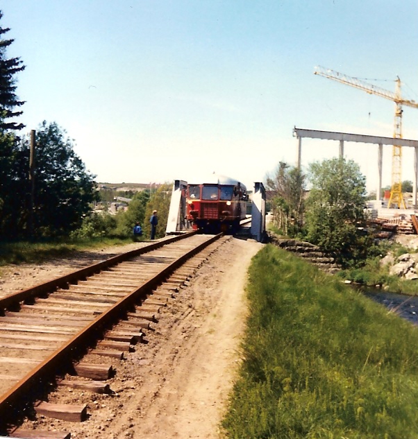 BM 87.01 ved Kalberg holdeplass på Ålgårdbanen