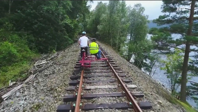 NRK sommertoget 2017 Flekkefjordbanen