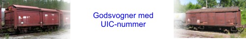 Godsvogner med UIC-nummer