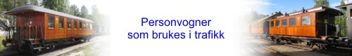 Personvogner som brukes i trafikk